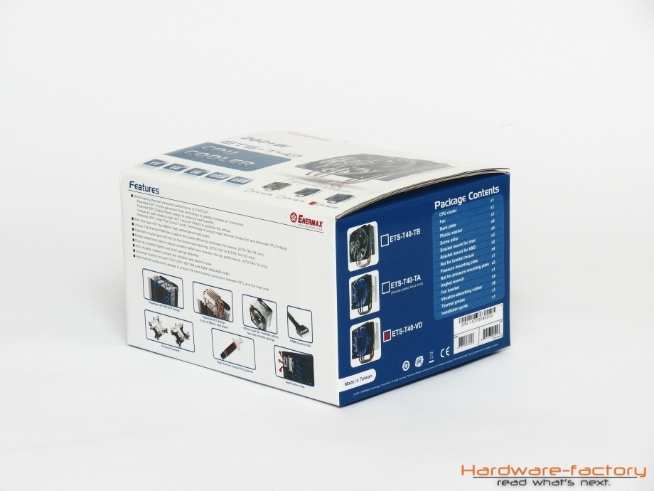 Auch über den Verpackungsinhalt und verwendete Technologien informiert man den Kunden ausführlich.