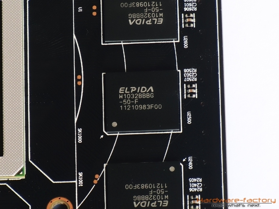 Namenhafter GDDR5-Speicher von Elpida